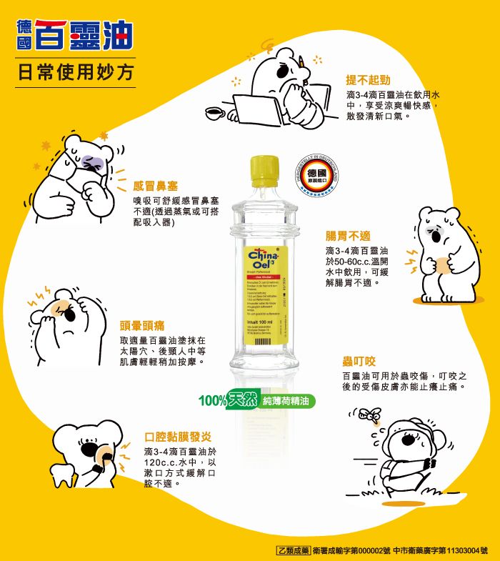 德國百靈油使用方法